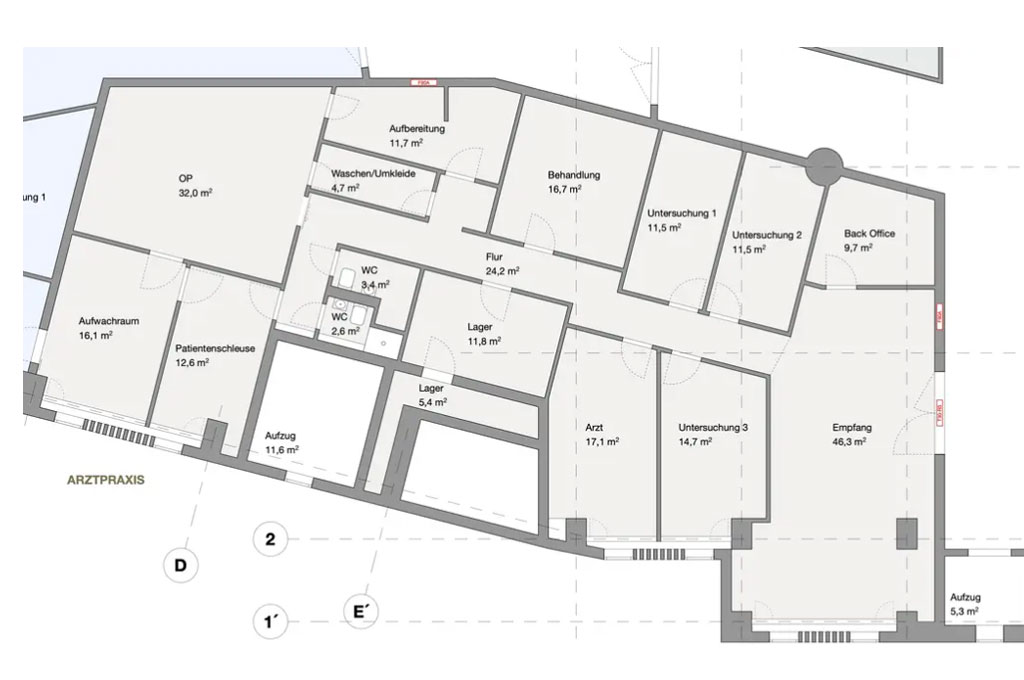 Ihre Praxisfläche mit 257 qm im Herzen der Stadt – Bild 2